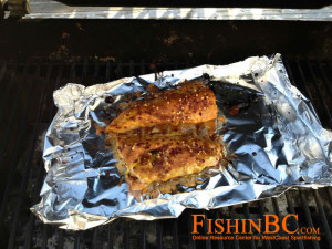 BBQ Salmon with Brown Sugar and Mustard - 3 Red Peppers