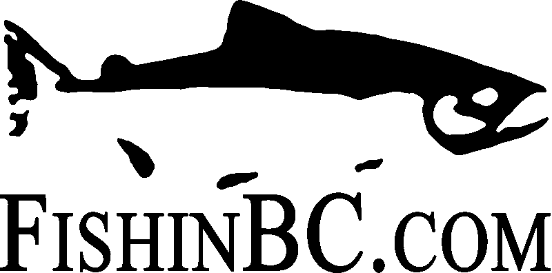 FishinBC Logo - Black Salmon