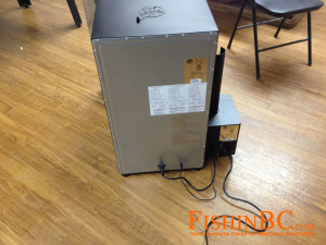Bradley Smoker - Back side and power cords